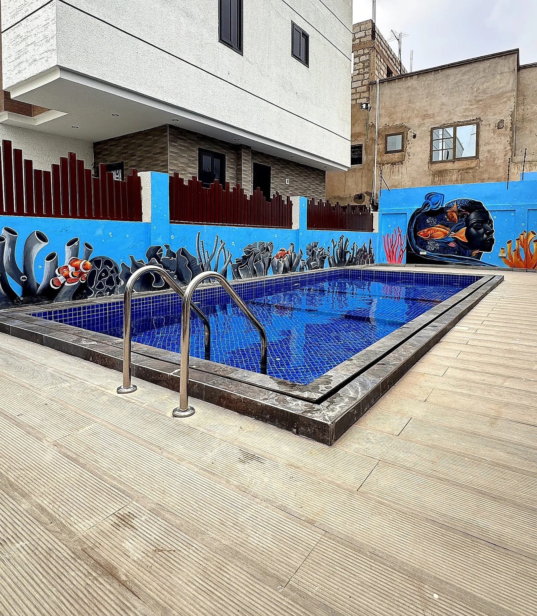Pool Ocean Mural