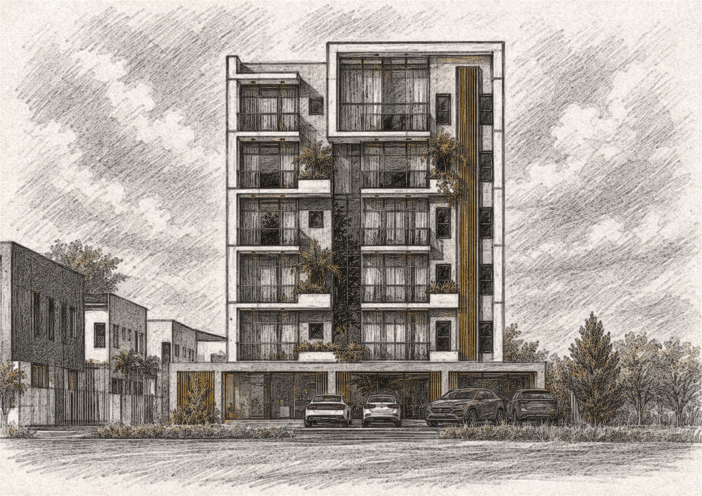 Highbury Place — sketch